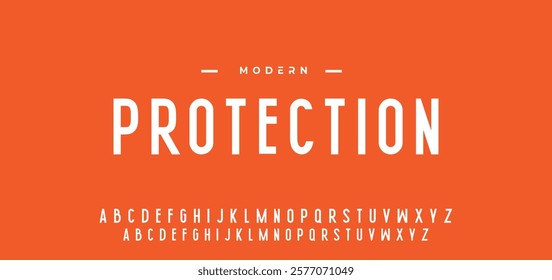 Modern minimal abstract alphabet fonts. Typography technology, electronic, movie, digital, music, future, logo creative font. vector illustration