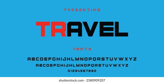 Modern minimal abstract alphabet fonts. Typography technology, electronic, movie, digital, music, future, logo creative font. vector illustration