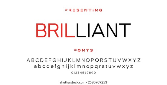 Modern minimal abstract alphabet fonts. Typography technology, electronic, movie, digital, music, future, logo creative font. vector illustration