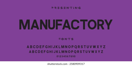 Modern minimal abstract alphabet fonts. Typography technology, electronic, movie, digital, music, future, logo creative font. vector illustration