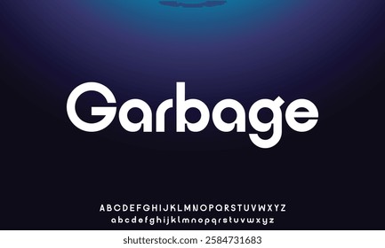 Modern minimal abstract alphabet fonts. Typography technology, electronic, movie, digital, music, future, logo creative font.