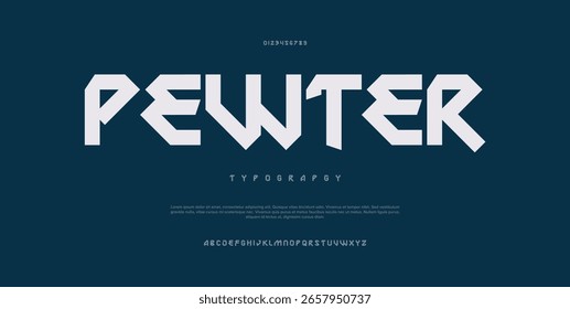 Fontes alfabéticas abstratas mínimas modernas. Tecnologia de tipografia, eletrônico, filme, digital, música, futuro, logotipo fonte criativa.