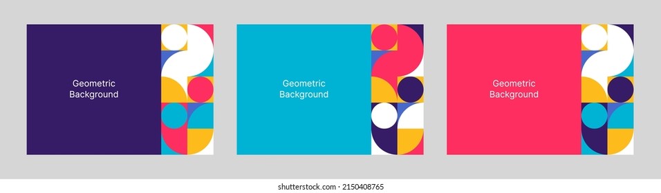 Modern minimal abstract geometric shape background. Futuristic vector background texture design, bright poster, banner, template, and presentation.