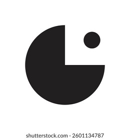 A modern and minimal abstract logo design featuring sleek geometric shapes and a professional aesthetic