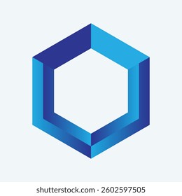 A modern and minimal abstract logo design featuring sleek geometric shapes and a professional aesthetic