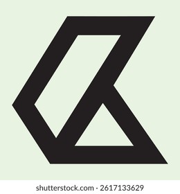 A modern and minimal abstract logo design