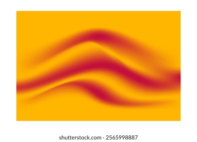 Modern Minimal Abstract Soft Blurred yellow colored liquid Glowing Abstract Wave Mesh Gradient Background Wallpaper