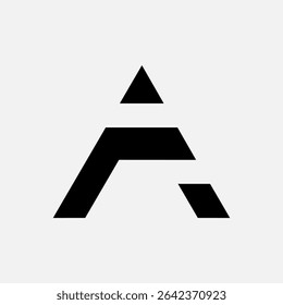 Modern minimal AF FA letter logo with clean design, perfect for corporate branding and identity.