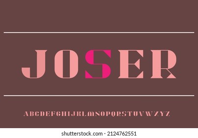 modern minimal alphabet capital letter logo design
