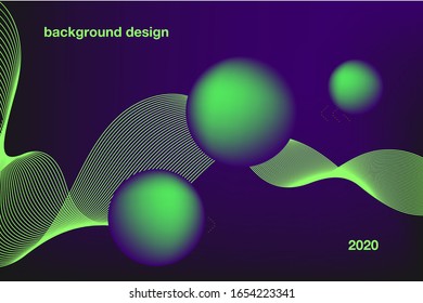 plantilla moderna de diseño de fondo mínimo con color degradado y forma abstracta