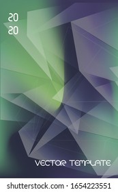 plantilla moderna de diseño de fondo mínimo con color degradado y forma abstracta