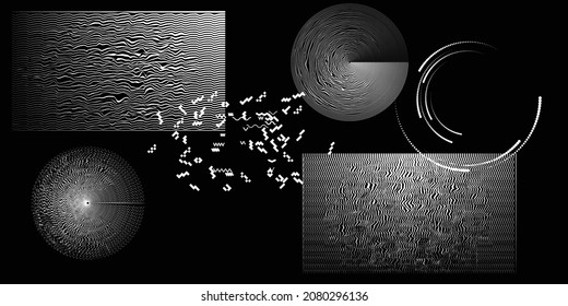 Modern minimal background . Vector design composition with various geometric shapes . Abstract contemporary art . New modernism .