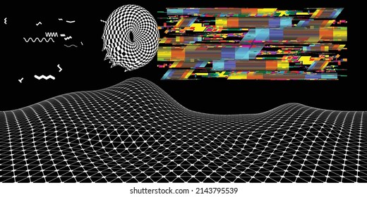 Moderno fondo mínimo. Composición de diseño de vectores con varias formas geométricas. Resumen del arte contemporáneo. Nuevo modernismo.