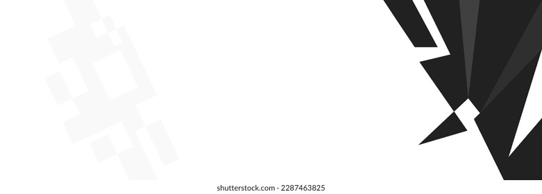 Modern minimal black background design. Abstract banner vector illustration sport and automotive concept. Banner geometric background template.