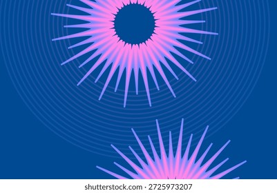 Fundo azul mínimo moderno com linhas geométricas curvas luminosas em uma superfície azul clara macia. Um design elegante e moderno com uma vibração tecnológica futurista, ideal para banners digitais, apresentações tecnológicas, sites, cabeçalhos de interface do usuário, conceitos de inovação e visuais modernos de marca.