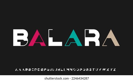 modern minimal bold capital alphabet letter logo design