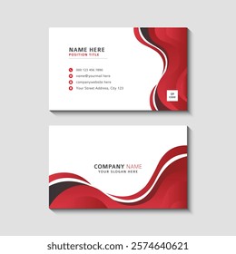 Modern and Minimal Business Card Template Design