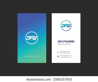 Modern and Minimal Business Card for Your Company