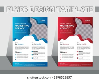 Modern And Minimal Business Flyer Design Template