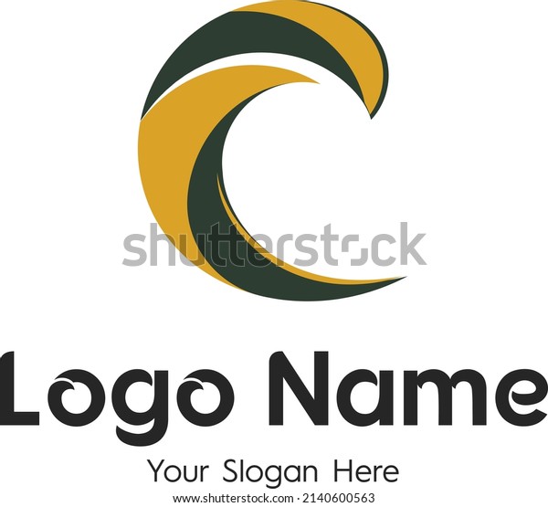 Modern and Minimal C Logo\
