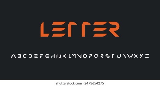 Modern minimal capital alphabet letter logo design. Premium Vector