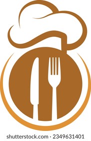  Modern minimal chef vector logo