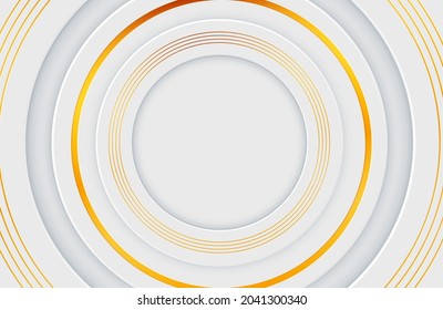 Modern Minimal Clean White Gold Background Stock Vector (Royalty Free ...