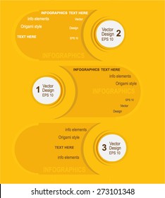 Modern minimal colorful arrow and circle infographics elements. Origami style. Vector illustration. Can be used for workflow layout, diagram, number and step up options, web design.