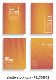 modern minimal cover design with halftone gradient colorful dynamic shape pattern