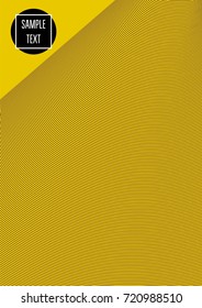 Modern minimal cover template. Business corporate identity dynamic abstract brochure design. Minimalist flat simple vector banner folder. Geometric halftone lines, stripes, waves, zigzag minimal cover
