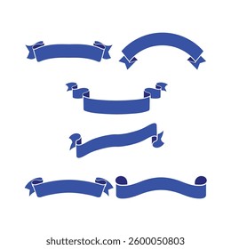 Modern minimal creative ribbon design