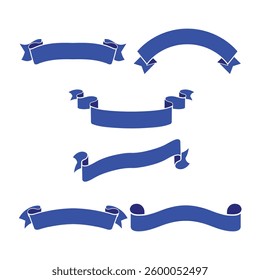 Modern minimal creative ribbon design