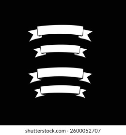 Modern minimal creative ribbon design
