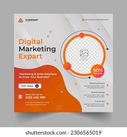 Modern Minimal Creative Social Media Design Template With Premium Concept, And Vector. Business Marketing Social Media Desing.