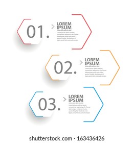 Plantilla de diseño minimalista moderna.  Se utiliza en diseño de flujo de trabajo, diagrama, opciones de número, opciones de paso, diseño web, plantilla de banner, infografía.