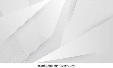 Modern minimal elegant white background with shiny lines