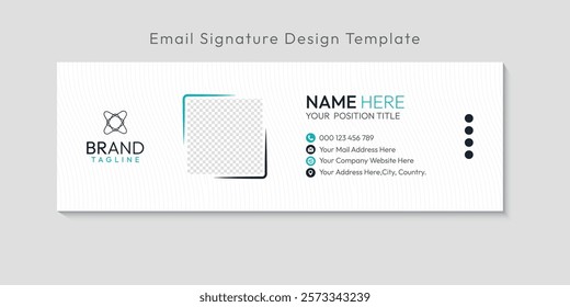Modern And Minimal Email Signature Design Template