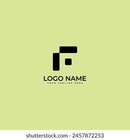 Modern Minimal F letter logo design.  Creative and luxury vibe concepts design vector illustration. 
