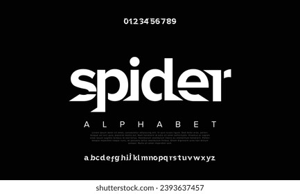 Modern minimal font for personal and business use. Capital sport alphabets and game fonts. Creative letter in white color. 