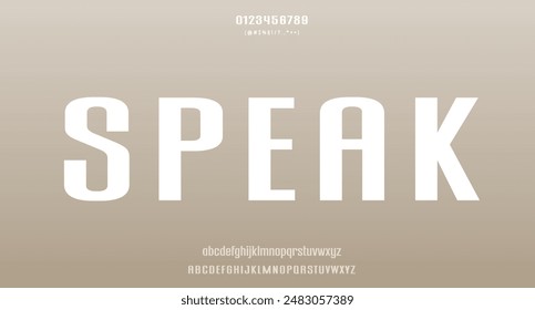 Modern minimal font for personal and business use Capital sport alphabets and game fonts Creative