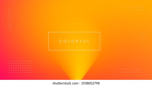 Modern minimal geometric background. Abstract 3d gradient shape composition.