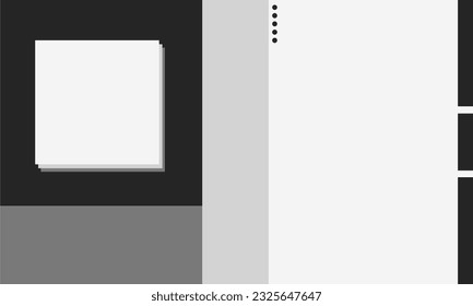 Modern minimal geometric background design template.