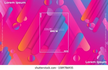 modern Minimal geometric background with gradient colors trendy for gift card, desktop, poster template,  landing page, ui, ux ,cover book,  baner, social media posted, sale, timeline