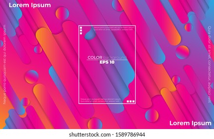 modern Minimal geometric background with gradient colors trendy for gift card, desktop, poster template,  landing page, ui, ux ,cover book,  baner, social media posted, sale, timeline