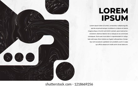 Modern Minimal geometric future background.