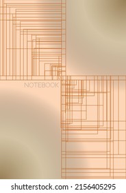 Diseño moderno de póster de vectores geométricos mínimos con líneas y círculos coloridos gradientes. Conjunto de fondos abstractos para portadas, volantes, plantillas, folletos, tarjetas, folletos, promoción de marca, etc.