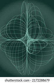 Modernes geometrisches Vektorplakat mit Linien und Farbkreisen. Sammlung abstrakter Hintergründe für Umschläge, Flyer, Vorlagen, Broschüren, Karten, Broschüren, Branding usw.