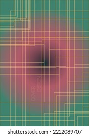 Diseño moderno de póster de vectores geométricos mínimos con líneas y círculos coloridos gradientes. Colección de fondos abstractos para portadas, volantes, plantillas, folletos, tarjetas, folletos, promoción de marca, etc.