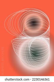 Modernes geometrisches Vektorplakat mit Linien und Farbkreisen. Set abstrakter Hintergründe für Umschläge, Flyer, Vorlagen, Broschüren, Karten, Broschüren, Branding usw.