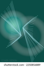 Modern Minimal Geometric Vector Poster Design with Lines and Gradient Colorful Circles. Set of Abstract Backgrounds for Covers, Flyers, Templates, Booklets, Cards, Brochures, Branding, etc.